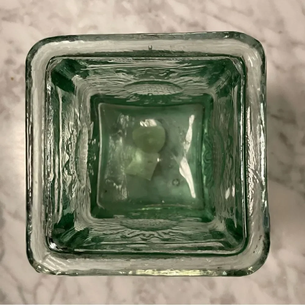 Recycled Glass Sunflower Votive Candle Holder